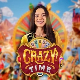 Logo of Crazy Time from Evolution at iDEAL Casino