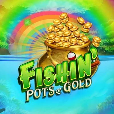 Fishin Pots Of Gold slot logo by Gameburger Studios at iDEAL CasinoFishin Pots Of Gold