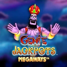 Logo of Genie Jackpots Megaways from Blueprint Gaming at iDEAL Casino